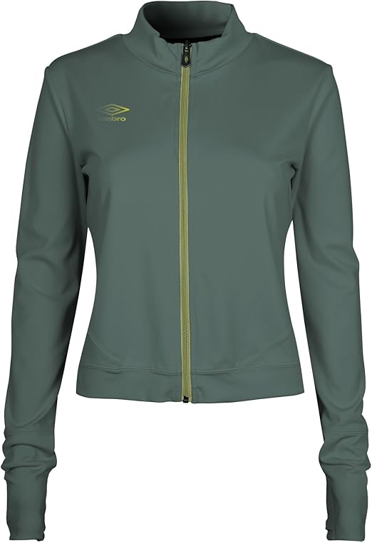 ☆UMBRO☆ PTR Warm-up High Neck Piste Orange UQ121SWT21 UQ12 Umbro Women's Pivot Mock Neck Full Zip Knit Top, Black